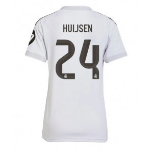 Fotbalové Dres Real Madrid Dean Huijsen #24 Dámské Domácí Oblečení 2025-26 Krátký Rukáv